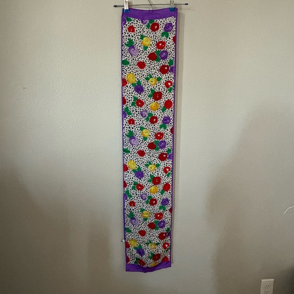 Vintage Baar & Beards Silk Floral Scarf - Picture 4 of 7